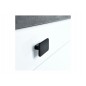 S 2411-58PB12 Buton negru mat